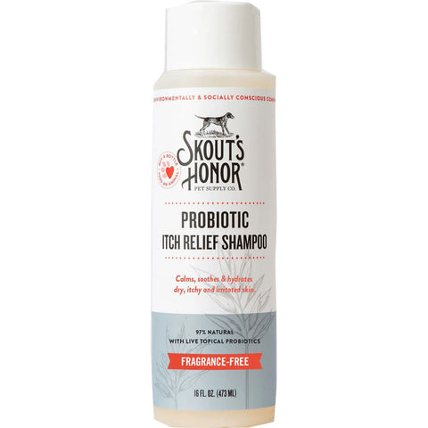 Skout's Honor Probiotic Itch Relief Shampoo, 16 OZ