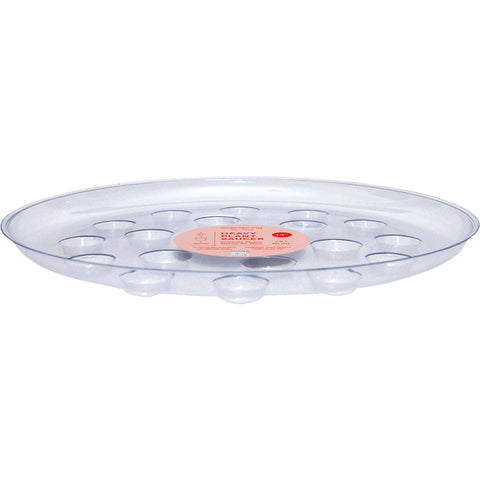 Everspring Designer Heavy Plant Saucer – Clear, 14 in