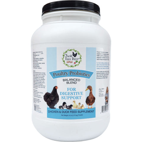 Fresh Eggs Daily Poultry Probiotics for Digestive Support, 6 lb