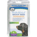 Four Paws Walk-About Quick-Fit Dog Muzzle, Large (Size 4), Black