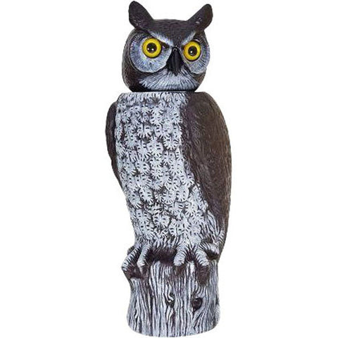 Dalen Natural Enemy Scarecrow Rotating-head Owl, 18 IN