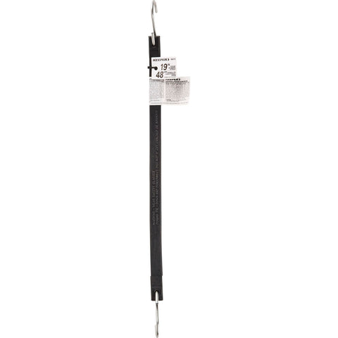 Keeper Epdm Rubber Strap W/s Hooks 19 IN Black