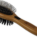 Bamboo Groom Combo Brush with Bristles & Pins – Small