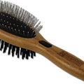 Bamboo Groom Combo Brush with Bristles & Pins – Large