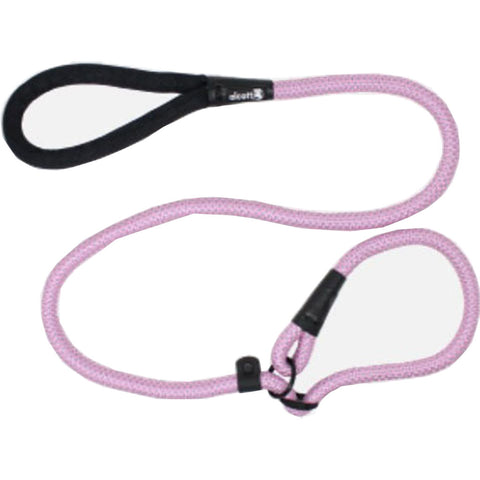 Alcott Slip Rope Leash 5 ft x 3/4 in Pink