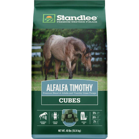 Standlee Premium Alfalfa & Timothy Blend Cubes, 40 lb
