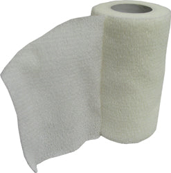 Wrap-It-Up Cohesive Flexible Bandage, 4 in x 5 ft, White