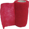 Wrap-It-Up Cohesive Flexible Bandage, 4 in x 5 ft, Red