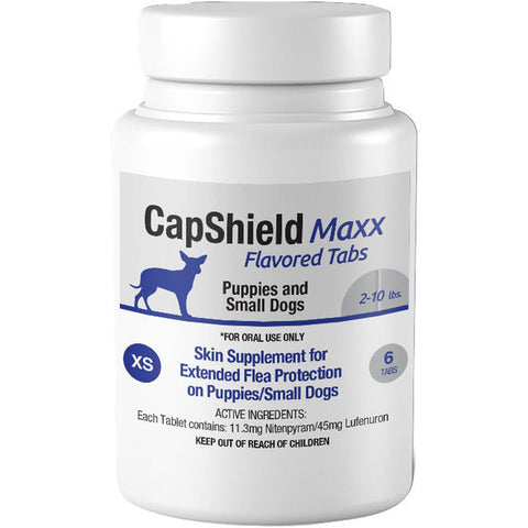 CapShield Maxx Monthly Flea Chewable for Dogs, 6 Count