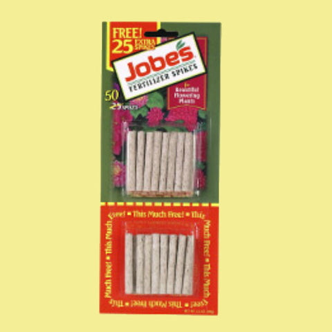 Jobe's Flower & Plant Fertilizer Spikes, 50 Pack