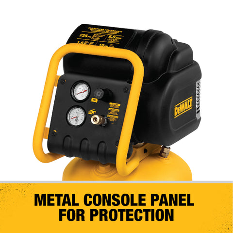 DeWalt Portable Electric Air Compressor, 15 Gallon, 1.6 HP