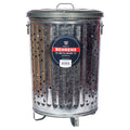 20-Gallon Galvanized Trash Burner Can