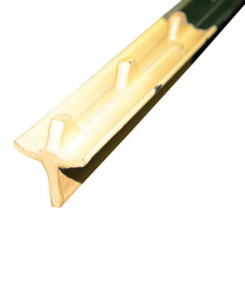 IronRidge Studded T-Post, Green, 8 ft