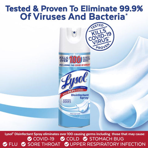 12.5OZ Lysol Lin Scent