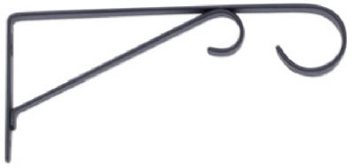 Living Accents 9 in. Black Steel Plant Hook