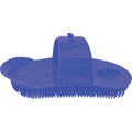 Partrade Plastic Curry Comb with Strap, 7 in., Blue