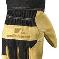 Wells Lamont Pigskin Leather Palm Gloves, Men's Large