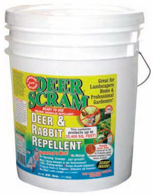 Deer Scram Repellent Pail, 25 lb