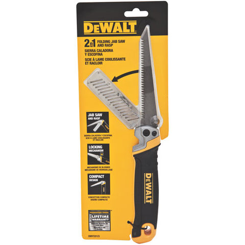 DeWalt Folding Jab Saw with Ergonomic Bi-Material Handle, 2-In-1