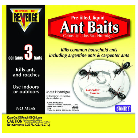 Bonide Revenge Liquid Ant Baits, 3-Pack