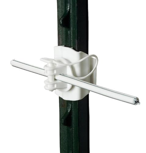 Gallagher T-Post Pinlock Jaw Insulator, White