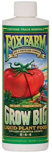 FoxFarm Grow Big Liquid Plant Food, 1 Pint