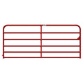 Behlen® Country 40120121 Heavy-Duty 6-Rail Gate, Red, 16-Gauge, 12'