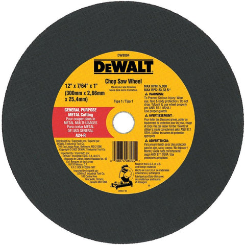 DeWalt 12x7/64x1 GP Cut Wheel