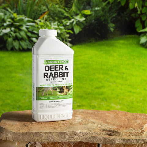 Liquid Fence Deer & Rabbit Repellent Concentrate, 40 oz