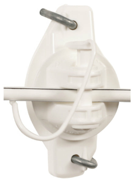 Gallagher Wood Post Pinlock Insulator, White