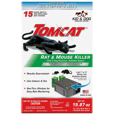 Tomcat Refillable Mouse & Rat Bait Station