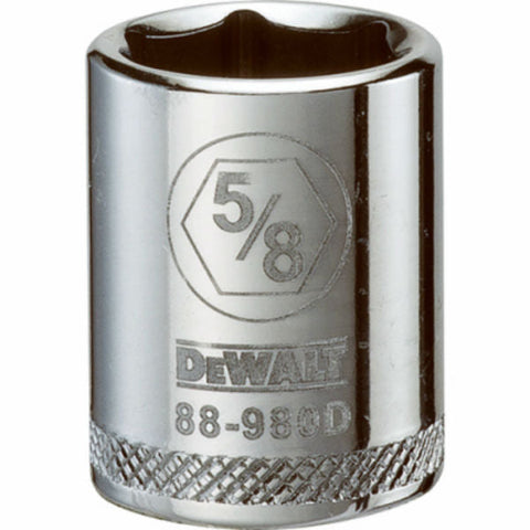 DeWalt Fractional SAE Standard Socket, 5/8"