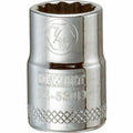 DeWalt SAE 12 Point 3/8" Drive Socket, 7/16"