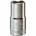 DeWalt Metric Deep Socket, 7 mm x 1/4" Drive, 6 Point