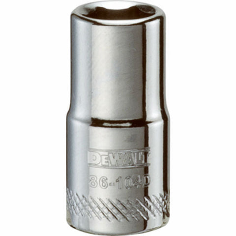 DeWalt Metric Deep Socket, 7 mm x 1/4" Drive, 6 Point