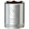 DeWalt SAE Standard Socket, 1/4"Drive x 9/16", 6 Point
