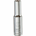 DeWalt Metric Deep Socket, 1/4'' Drive x 6 mm, 6 Points
