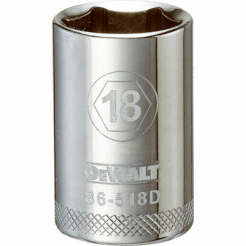 DeWalt Metric Socket, 18 MM