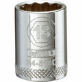 DeWalt Metric 12 Point Socket, 3/8" Drive, 13mm