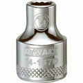 DeWalt SAE 12 Point 3/8" Drive Socket, 1/4"