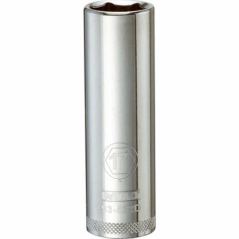 DeWalt Metric Deep Socket, 17 MM