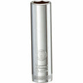 DeWalt Metric Deep Socket, 9 mm x 1/4" Drive, 6 Point