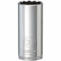 DeWalt Metric 12 Point Deep Socket, 3/8" Drive, 21mm