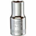 DeWalt Metric Deep Socket, 6 mm x 1/4" Drive, 6 Point