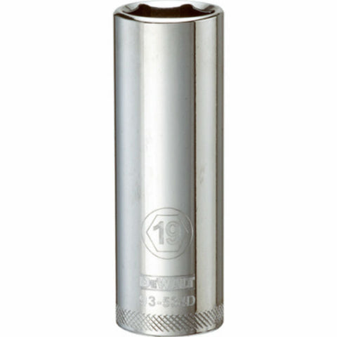 DeWalt Metric Deep Socket, 19 MM