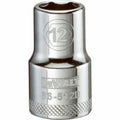 DeWalt Metric Standard Socket, 12 mm x 1/2" Drive, 6 Point