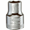 DeWalt Metric Standard Socket, 9 mm x 3/8" Drive, 6 Point
