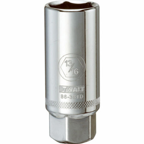 DeWalt SAE Spark Plug Socket, 13/16" x 3/8" Drive