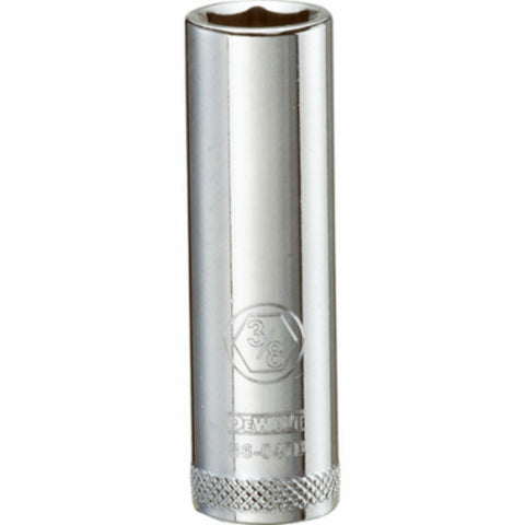DeWalt SAE Deep Socket, 1/4'' Drive x 3/8", 6 Points