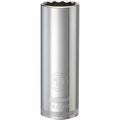 DeWalt Metric 12 Point Socket, 1/2" Drive, 19MM